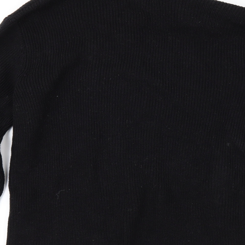 H&M Womens Black Cardigan Jumper Size L