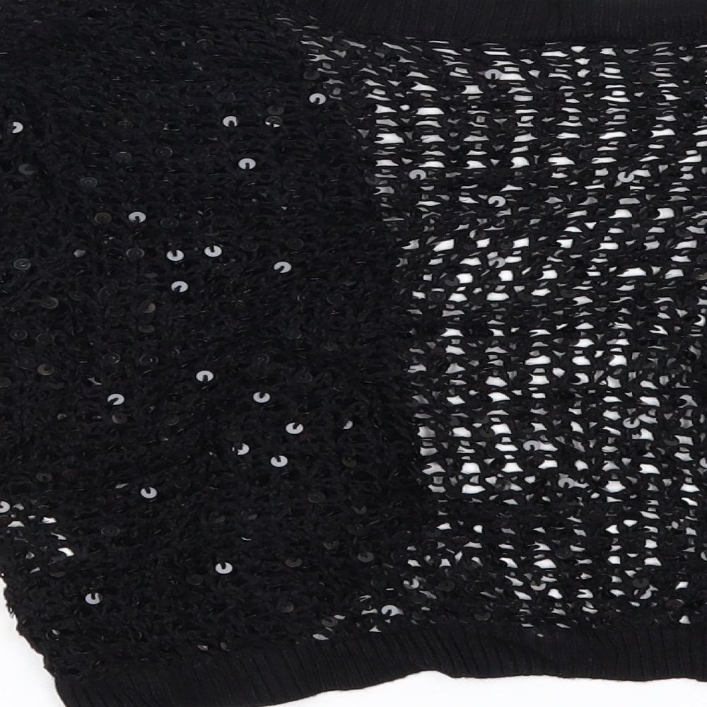 tu.chuzy Womens Black Shrug Jumper Size 12