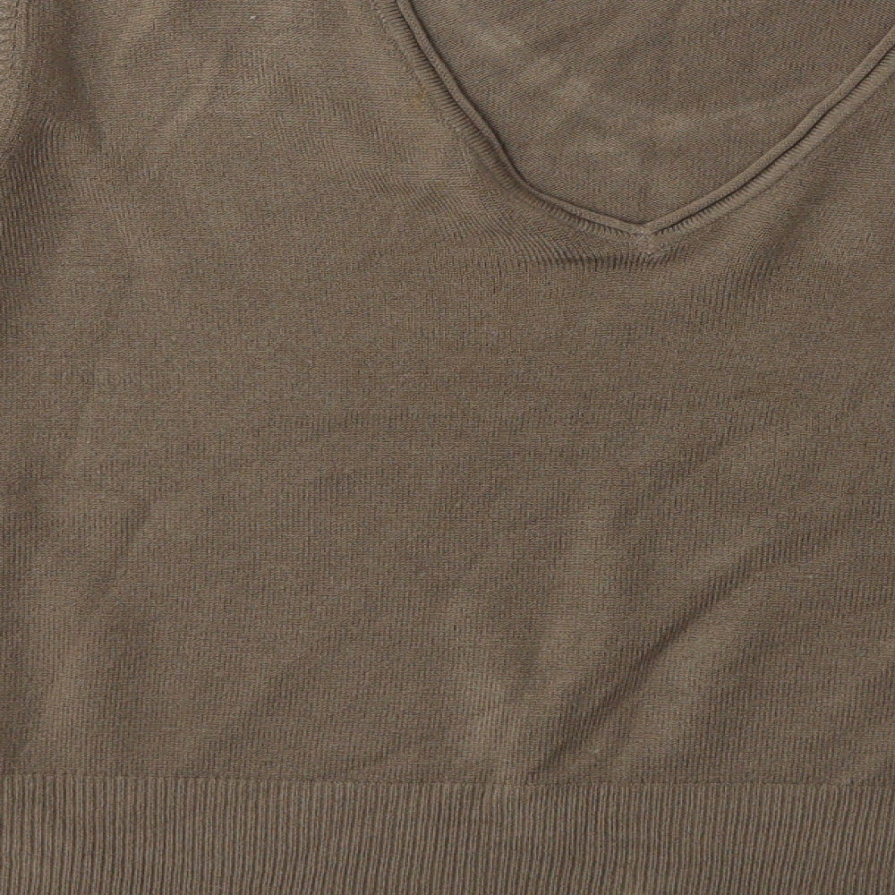 Per Una Womens Brown Knit Pullover Jumper Size 18