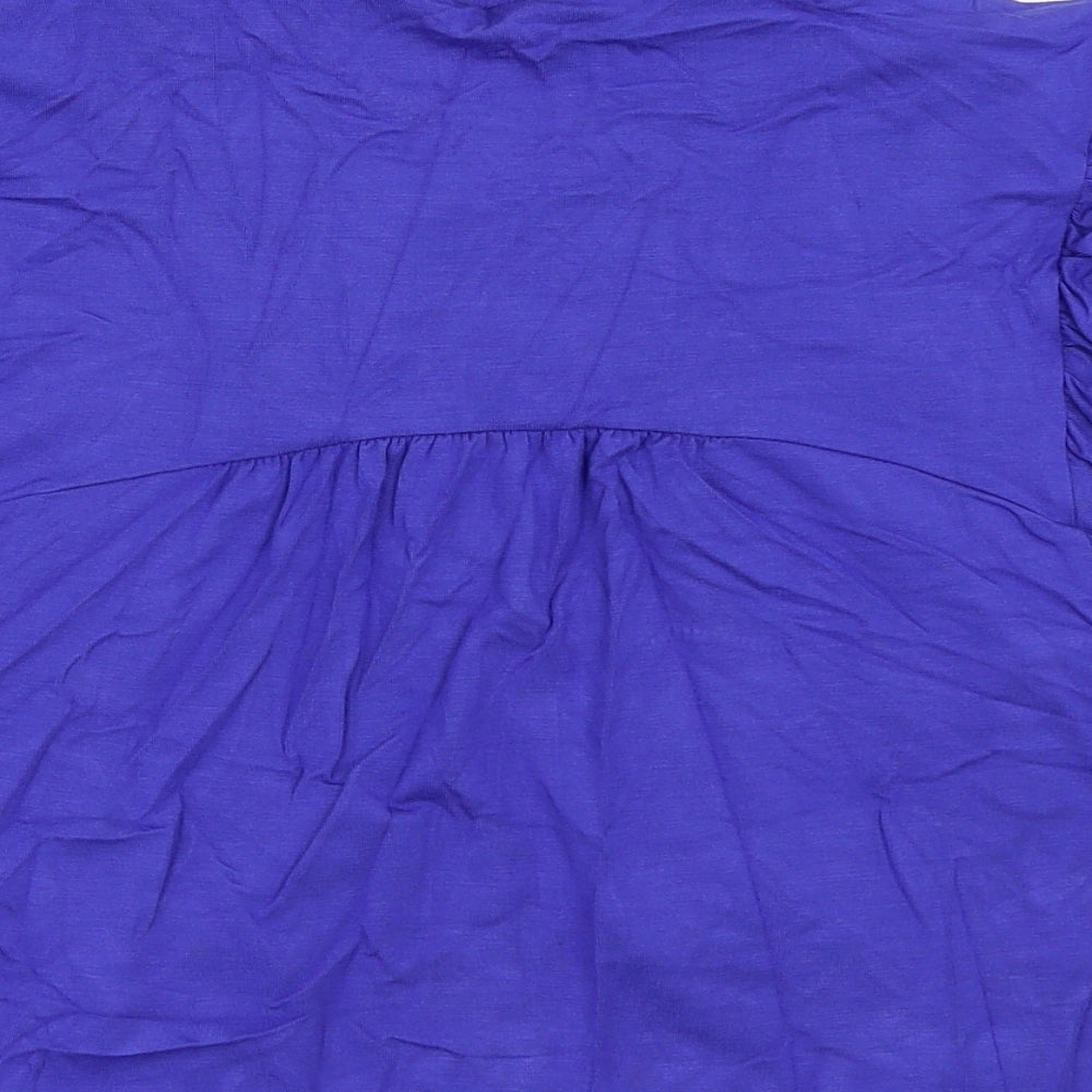Marks and Spencer Womens Blue Cardigan Jumper Size 12