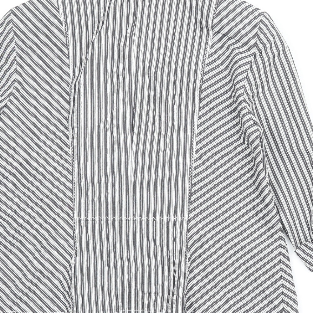 FSR Womens Grey Striped Jacket Size M