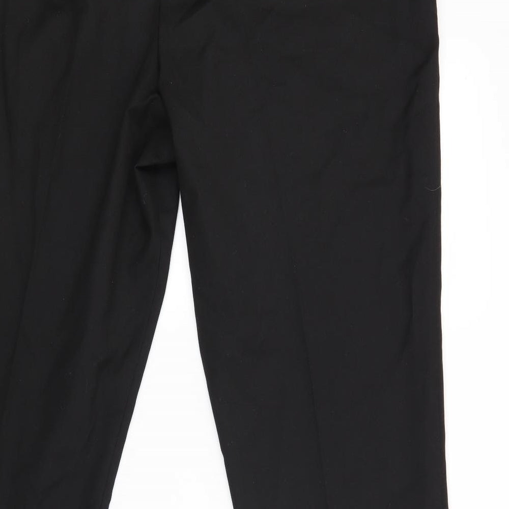 TU Mens Black Trousers Size 40 L31 in