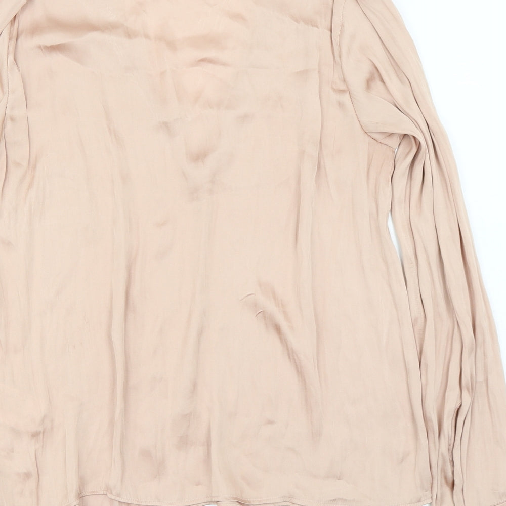 H&M Womens Pink Basic Blouse Size 8