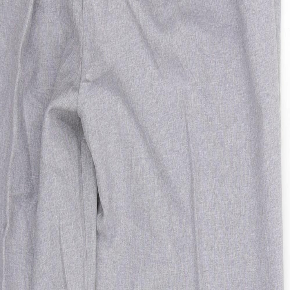 Preworn Womens Grey Trousers Size 14 L28 in