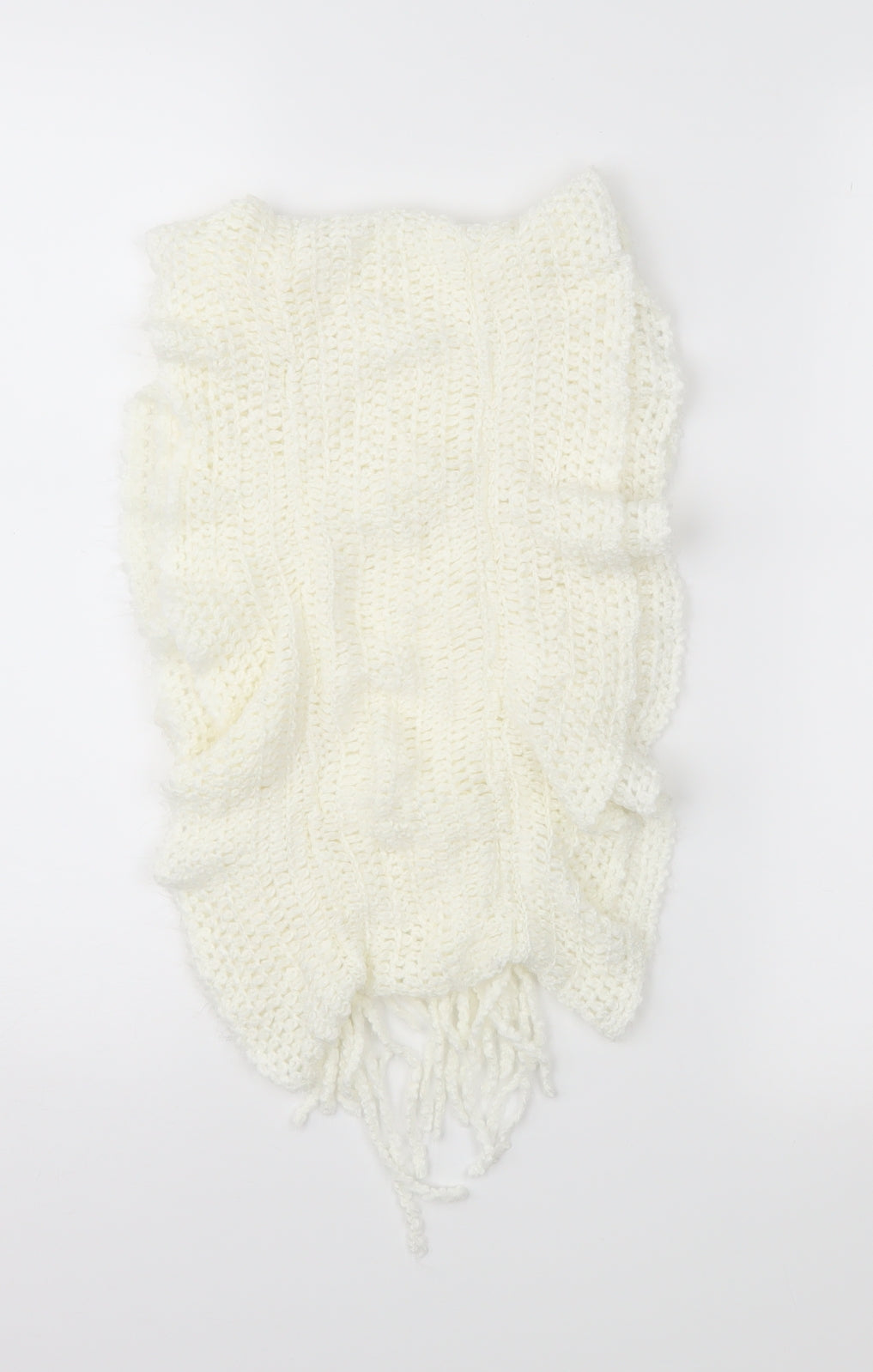 Preworn Womens Ivory Scarf
