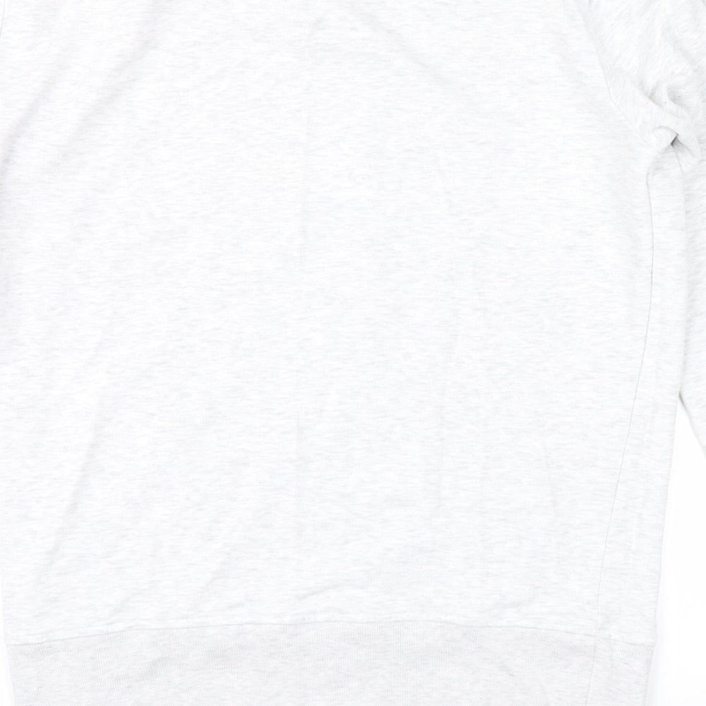Cedar Wood State Mens Grey Henley Sweatshirt Size M - brazil