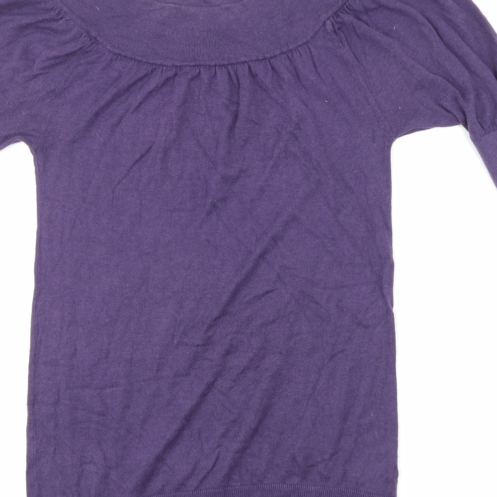 Marks and Spencer Womens Purple Pullover Jumper Size 10