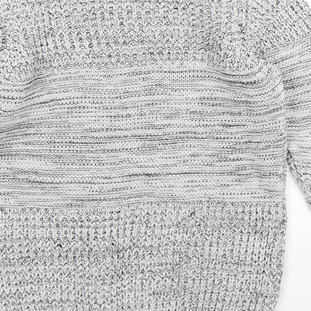 NEXT Boys Grey Knit Pullover Jumper Size 6 Years
