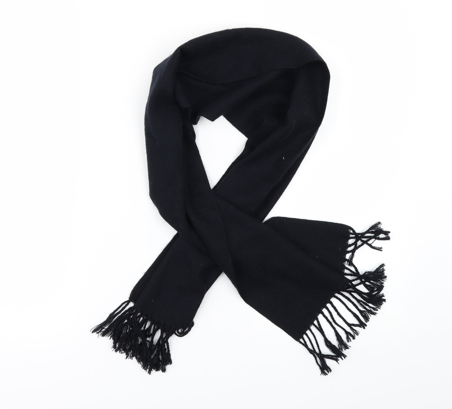 Preworn` Womens Black Scarf