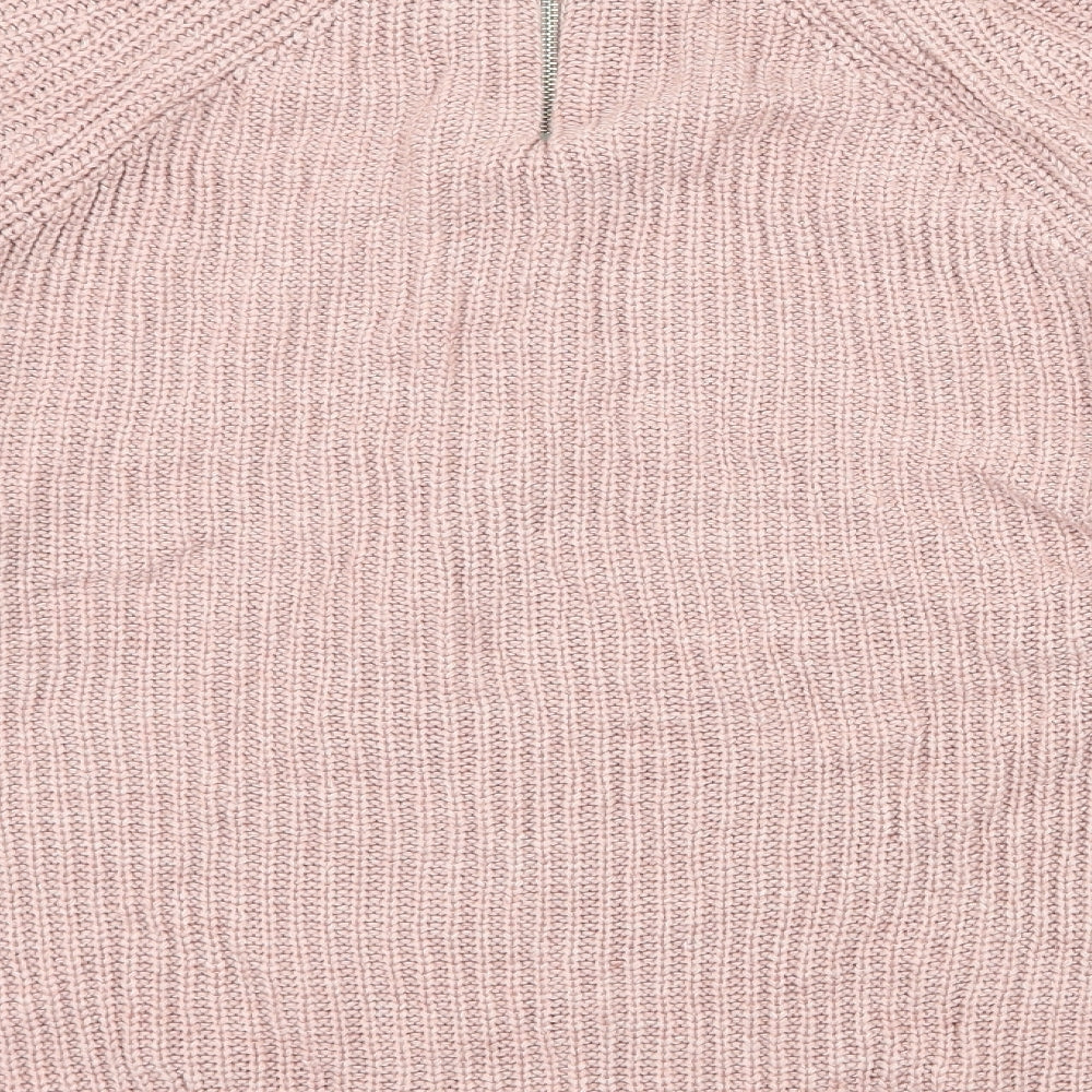 Dorothy Perkins Womens Pink Knit Pullover Jumper Size 14