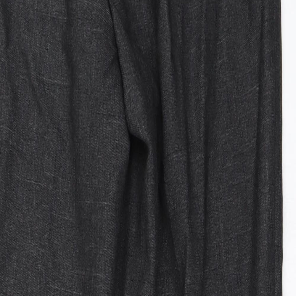 Marks and Spencer Womens Grey Trousers Size 12 L26 in