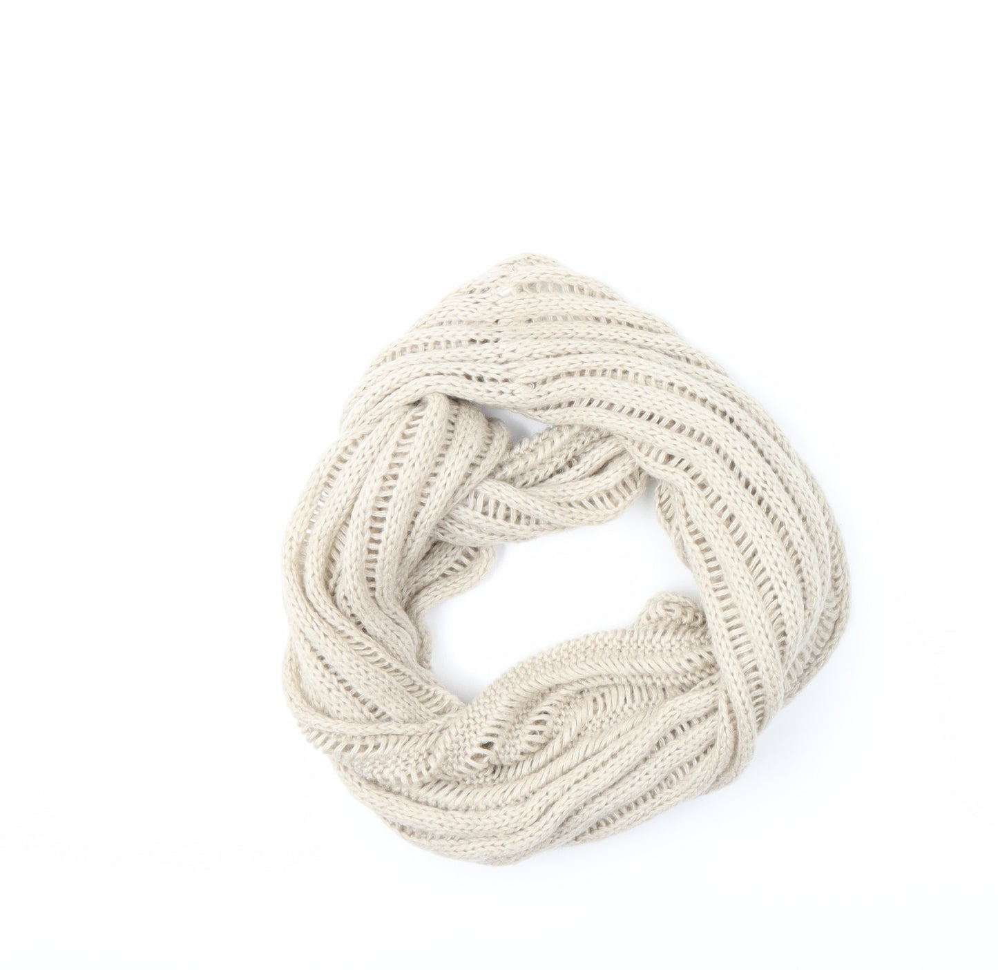 Preworn Womens Beige Scarf
