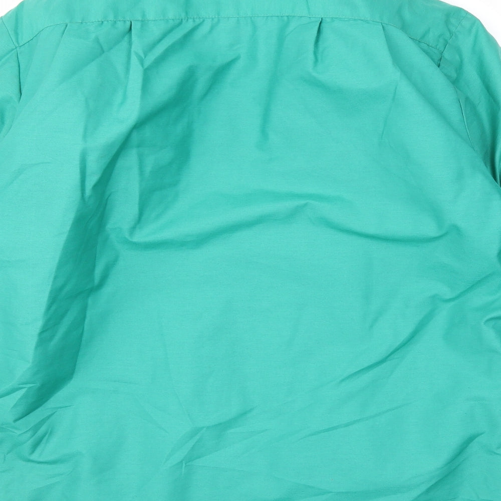 Preworn Womens Green Overcoat Coat Size 14