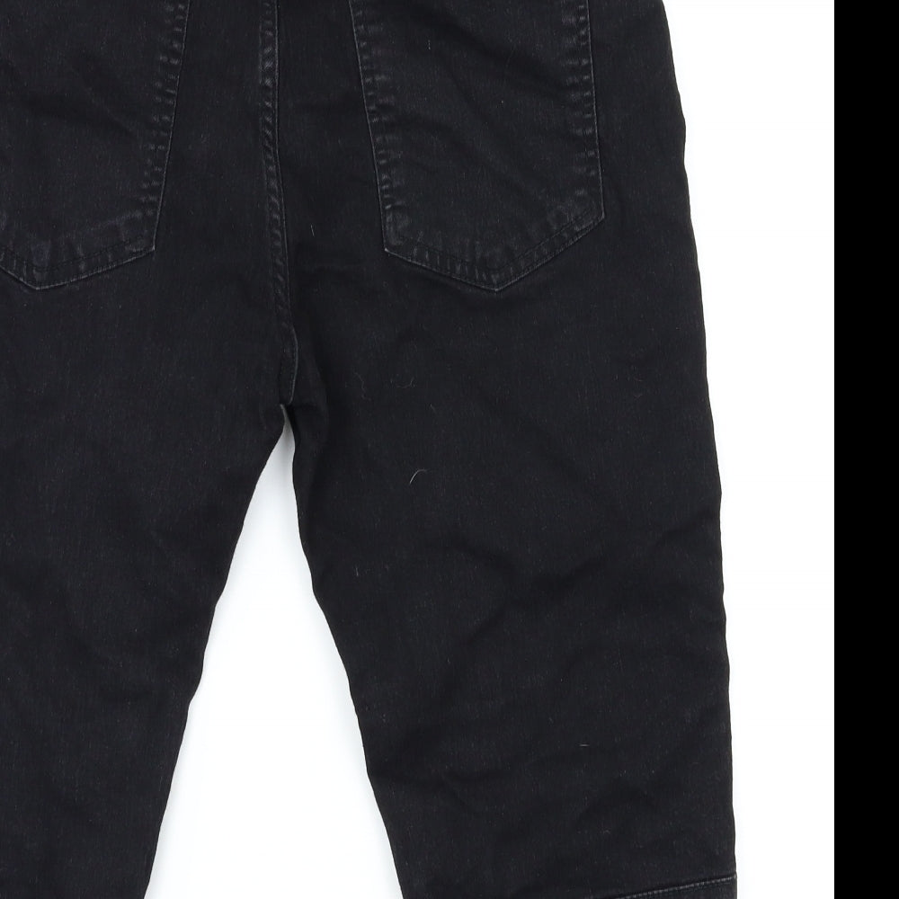 No Fear Mens Black Cargo Shorts Size XL