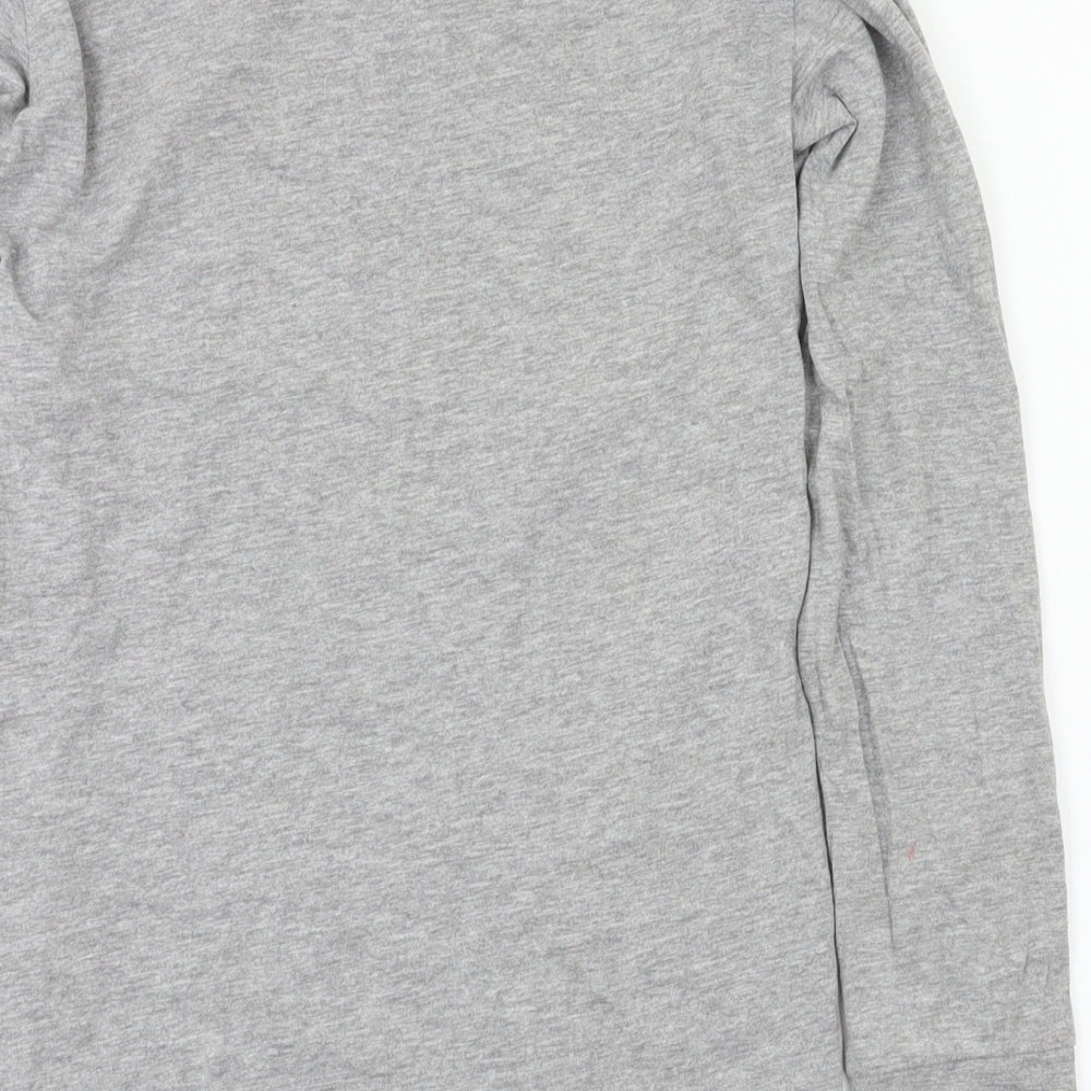 F&F Girls Grey Basic T-Shirt Size 9-10 Years
