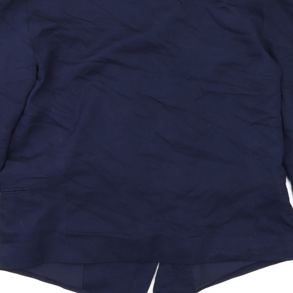 New look Womens Blue Jacket Suit Jacket Size 12