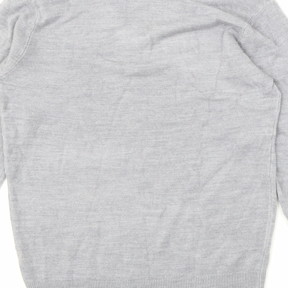 Cedar Wood State Mens Grey Pullover Sweatshirt Size XS