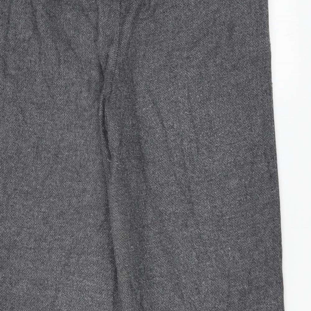 Marks and Spencer Womens Grey Dress Pants Trousers Size 10 L27 in