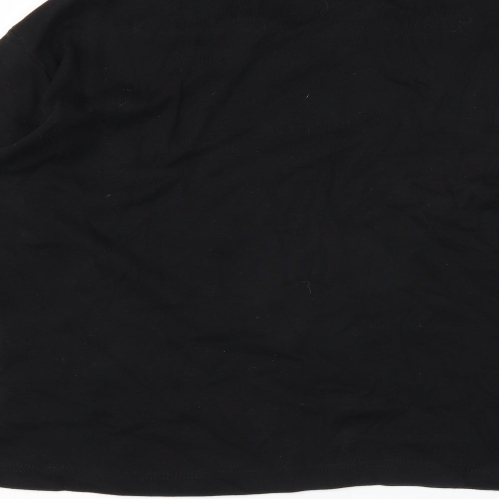 Style Quality Value Womens Black Basic T-Shirt Size 18