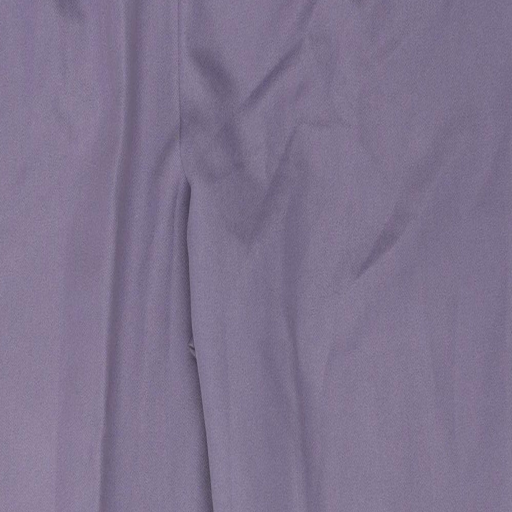 Preworn Womens Purple Trousers Size 18 L28 in