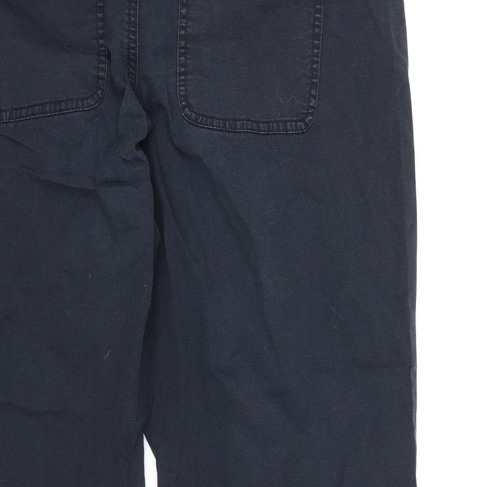 Target Collection Womens Blue Cropped Trousers Size 12 L20 in
