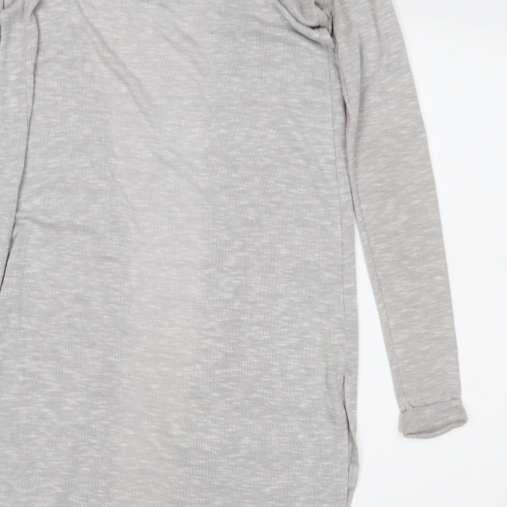 newlook Womens Grey Wrap Jumper Size 8