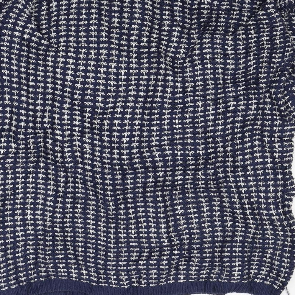 Monki Mens Blue Pullover Jumper Size S