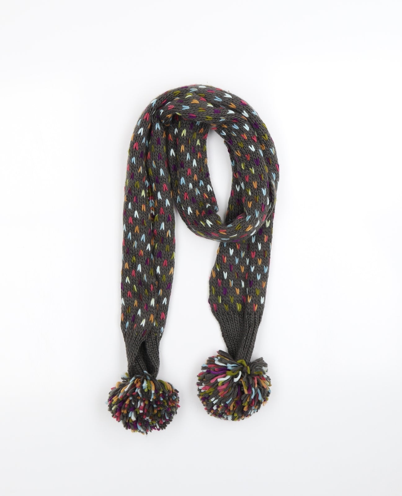 Preworn Womens Multicoloured Polka Dot Scarf