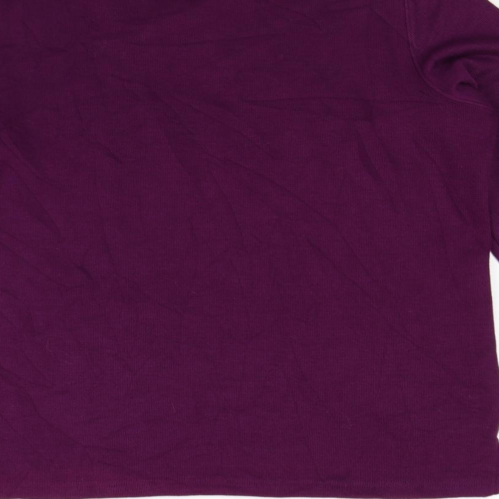 Bonmarché Womens Purple Pullover Jumper Size M
