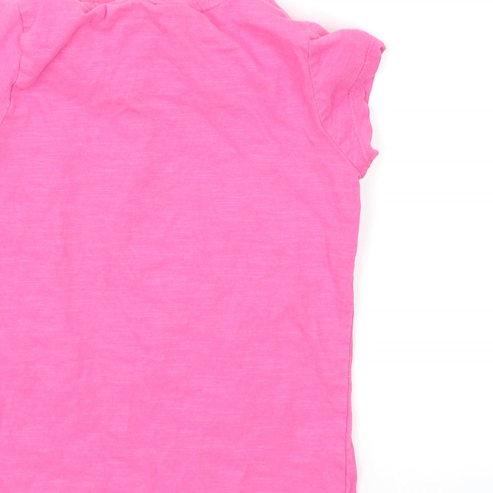 Boots Mini Club Girls Pink Basic T-Shirt Size 2-3 Years - sun