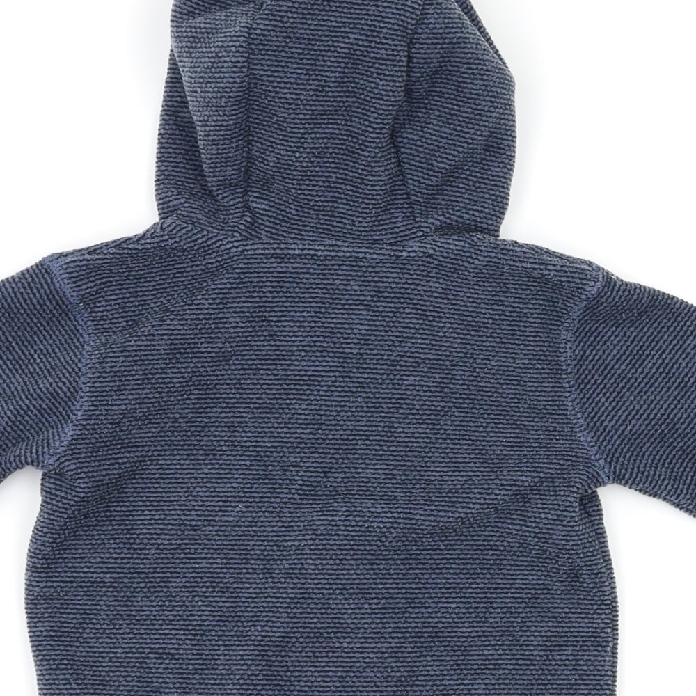 TU Boys Blue Basic Jacket Jacket Size 9-12 Months