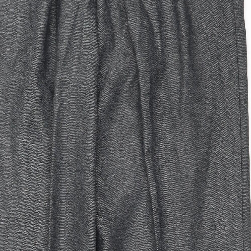 Marks and Spencer Womens Grey Trousers Size 14 L26 in