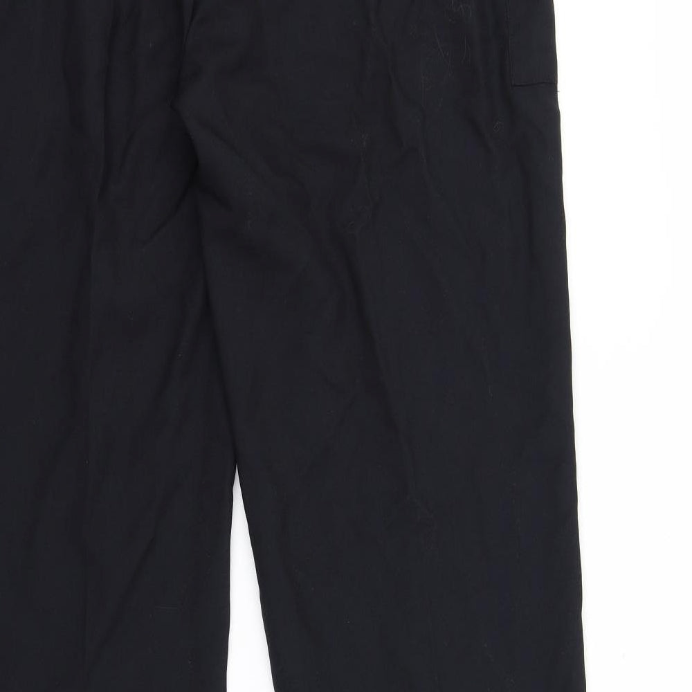 Preworn Womens Black Trousers Size 18 L38 in