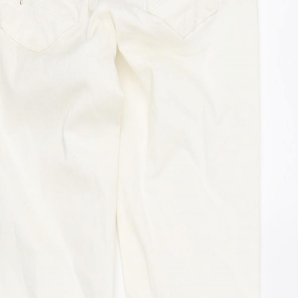 Promod Womens White Straight Jeans Size 8 L28 in