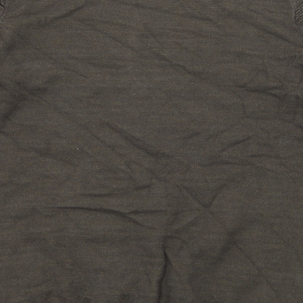 Warehouse Womens Brown Knit Pullover Jumper Size 12