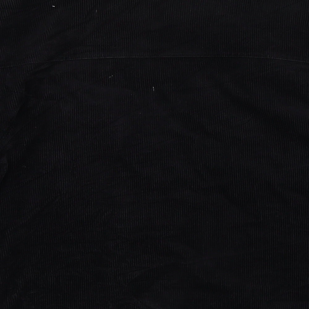 Foxhole Mens Black Corduroy Jacket Size L