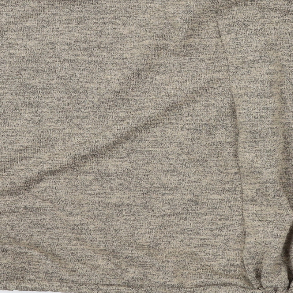 George Womens Brown Herringbone Pullover Jumper Size 18