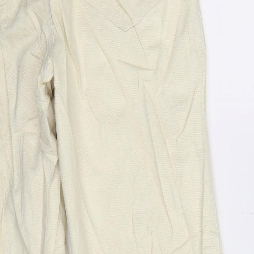 V&Co Womens Yellow Denim Straight Jeans Size 28 in L27 in