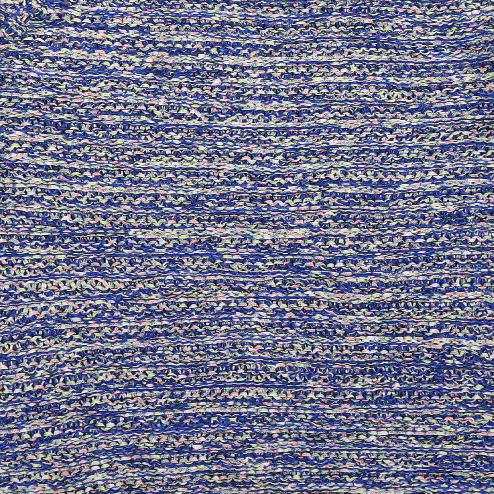 F&F Womens Blue Knit Pullover Jumper Size 12