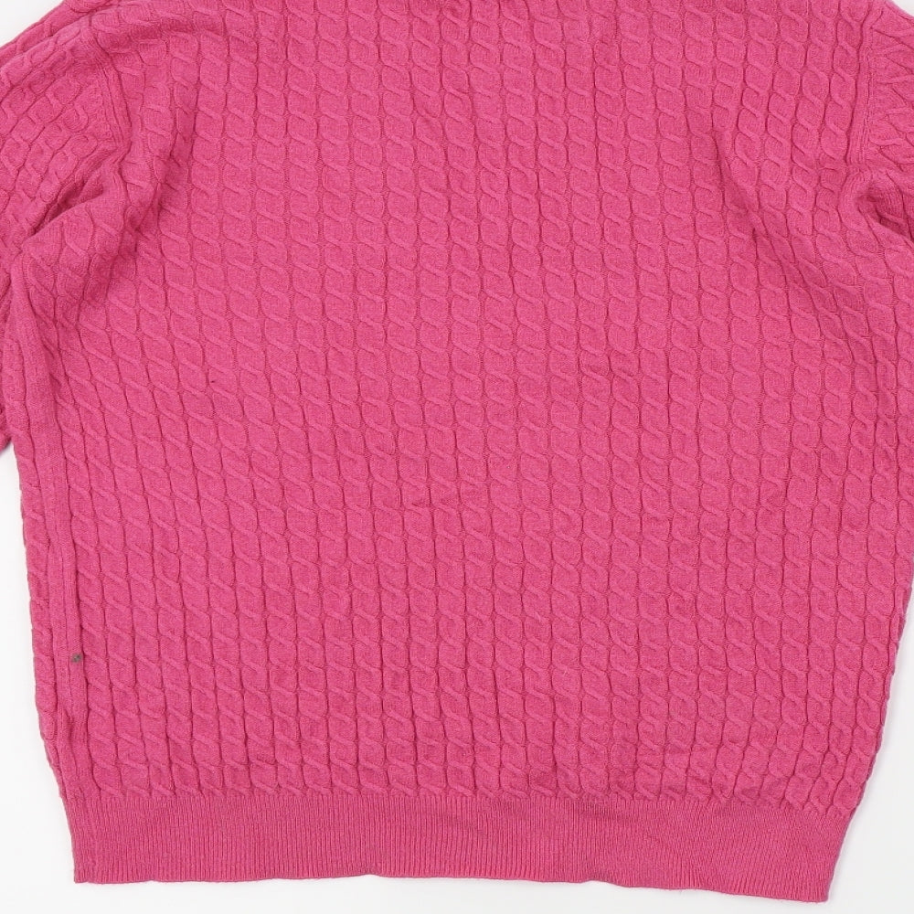 Papaya Womens Pink Pullover Jumper Size 16