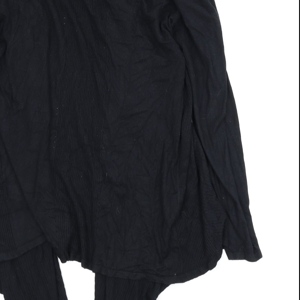 Evie Womens Black Cardigan Jumper Size 18 - Draped