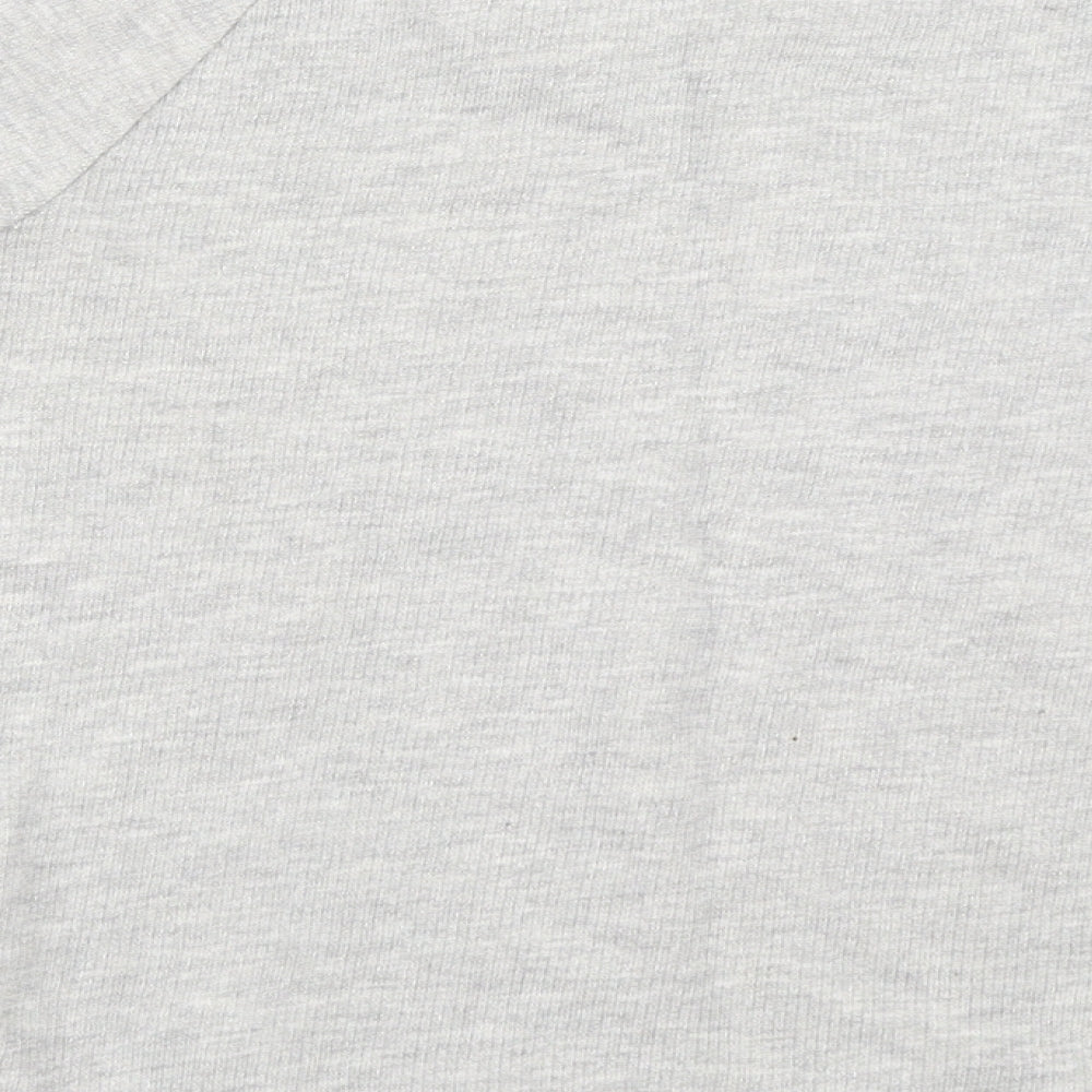F&F Girls Grey Pullover Sweatshirt Size 10-11 Years