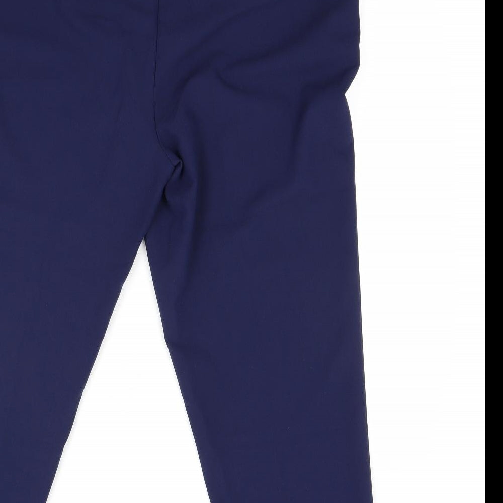 Papaya Womens Blue Trousers Size 16 L27 in