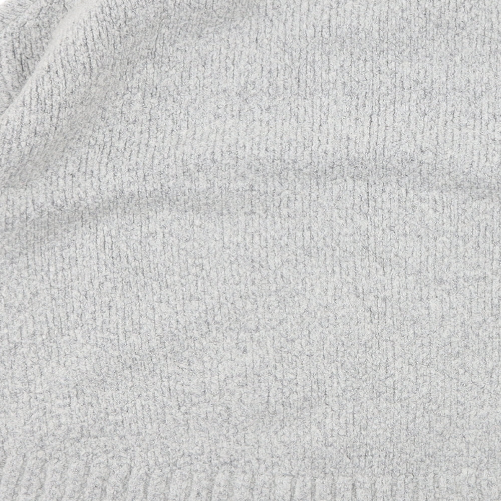 Zara Womens Grey Knit Pullover Jumper Size M