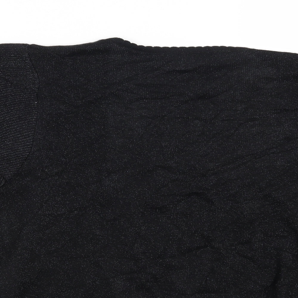 Evans Womens Black Shrug Jumper Size 18