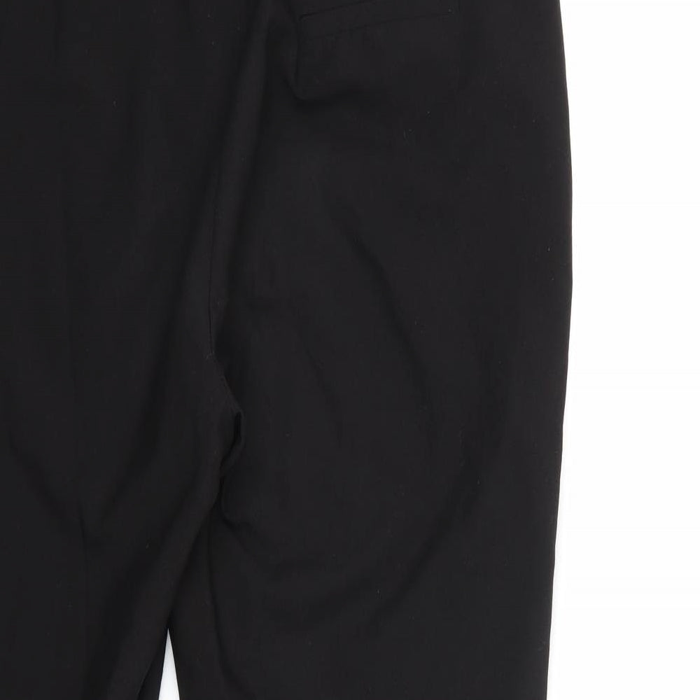 George Womens Black Trousers Size 12 L28 in