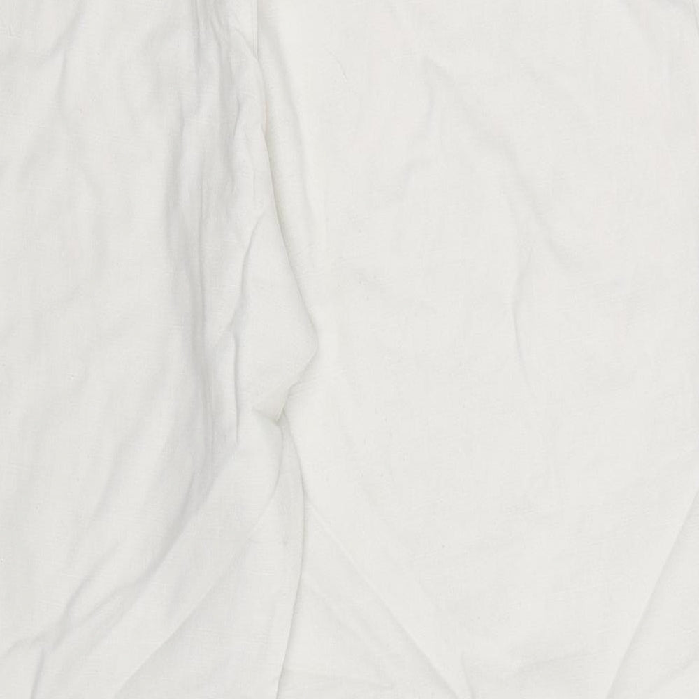 Preworn Womens White Trousers Size 34 in L29 in