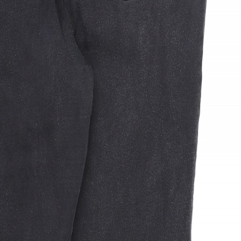 Papaya Womens Black Denim Skinny Jeans Size 14 L27 in