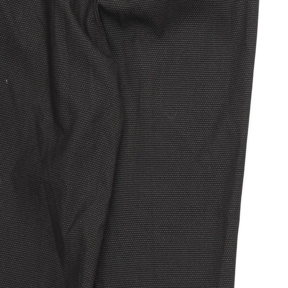 NEXT Womens Black Rayon Dress Pants Trousers Size 12 L28 in