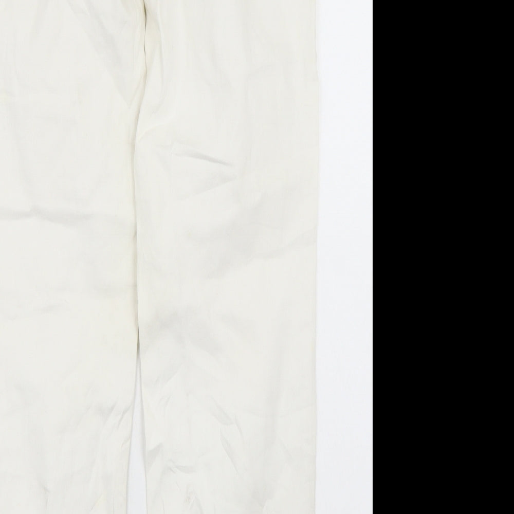 Papaya Womens White Straight Jeans Size 10 L29 in